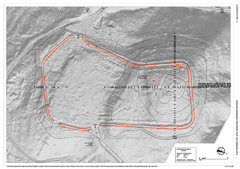 240 lidar primul plan topografic 3D cetatea sarmizegetusa regia